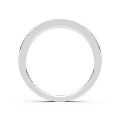 Round Gemstone Inlaid Mini Signet Ring
