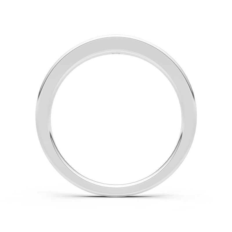 Round Gemstone Inlaid Mini Signet Ring