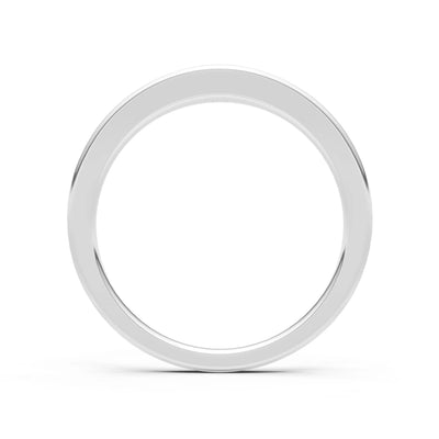 Princess Cut Gemstone Inlaid Mini Signet Ring