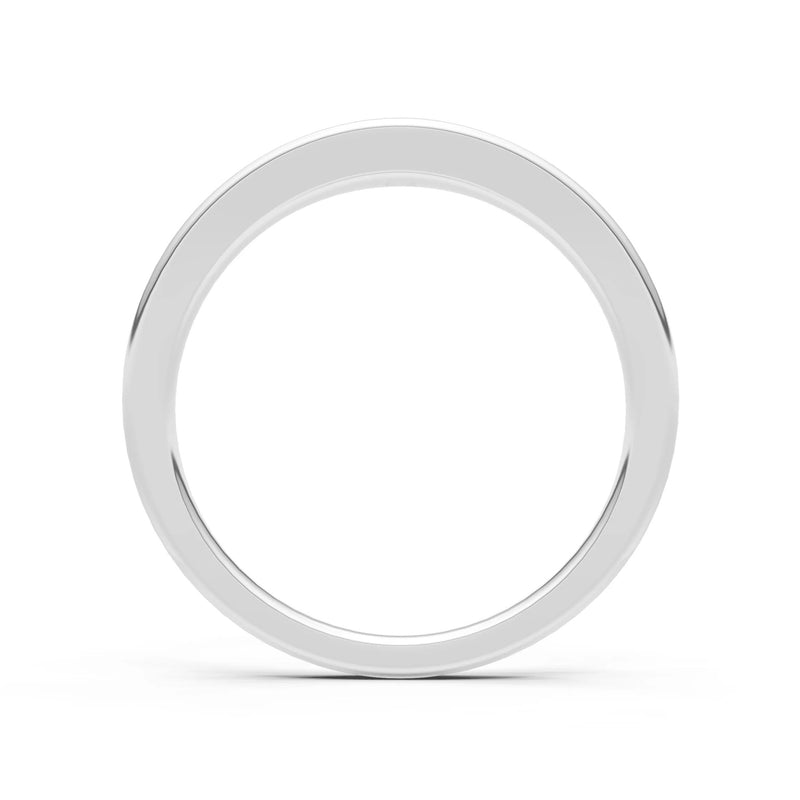 Princess Cut Gemstone Inlaid Mini Signet Ring