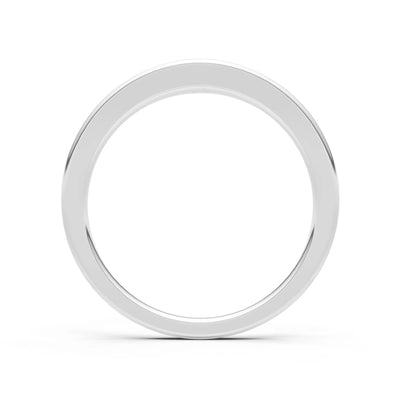 Princess Cut Gemstone Inlaid Mini Signet Ring