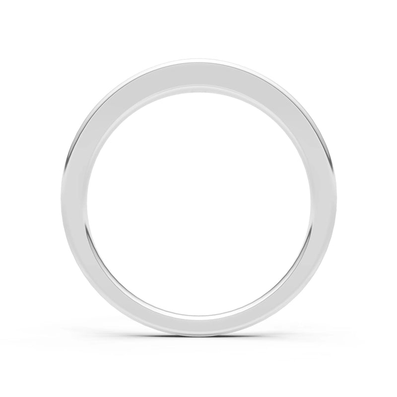 Princess Cut Gemstone Inlaid Mini Signet Ring