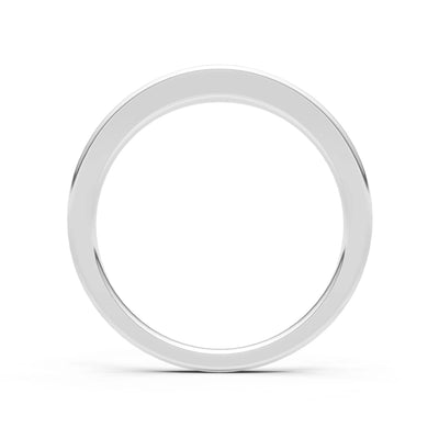 Princess Cut Gemstone Inlaid Mini Signet Ring