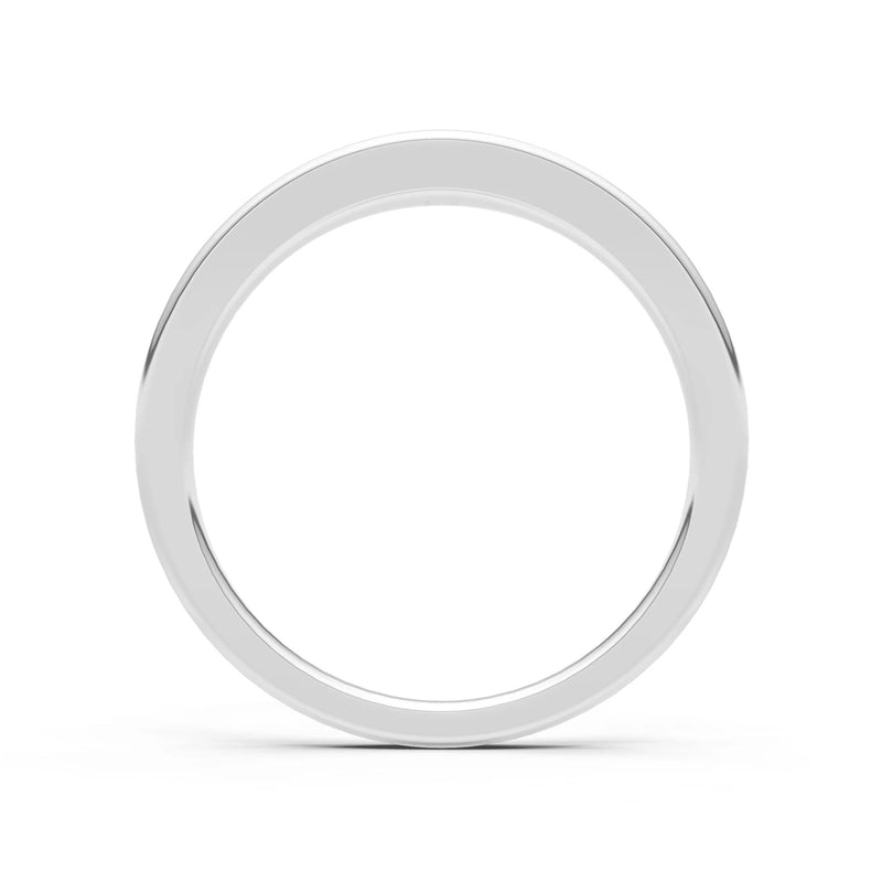 Princess Cut Gemstone Inlaid Mini Signet Ring