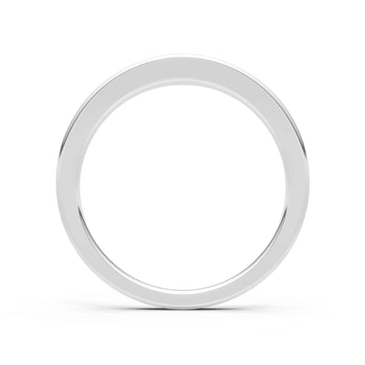 Princess Cut Gemstone Inlaid Mini Signet Ring