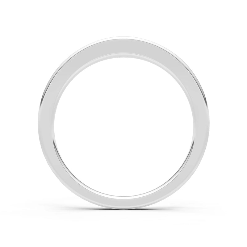 Princess Cut Gemstone Inlaid Mini Signet Ring