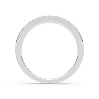 Princess Cut Gemstone Inlaid Mini Signet Ring