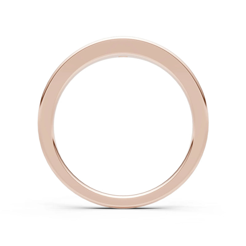 Princess Cut Gemstone Inlaid Mini Signet Ring