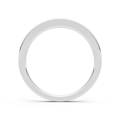 Princess Cut Gemstone Inlaid Mini Signet Ring