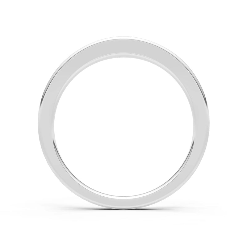 Princess Cut Gemstone Inlaid Mini Signet Ring