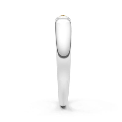 Marquise Cut Bezel Set Signet