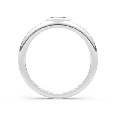 Marquise Cut Bezel Set Signet