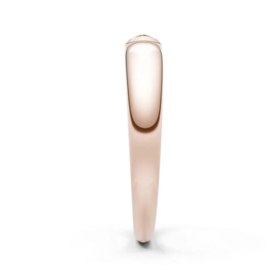 Marquise Cut Bezel Set Signet