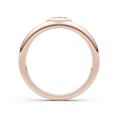 Marquise Cut Bezel Set Signet