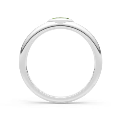 Marquise Cut Bezel Set Signet