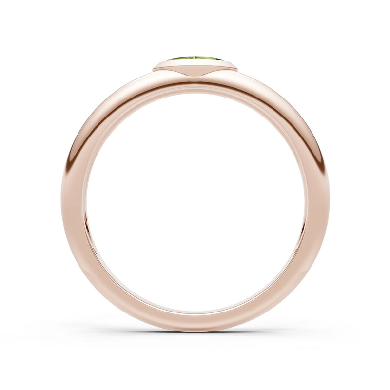 Marquise Cut Bezel Set Signet