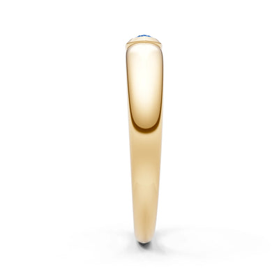 Marquise Cut Bezel Set Signet