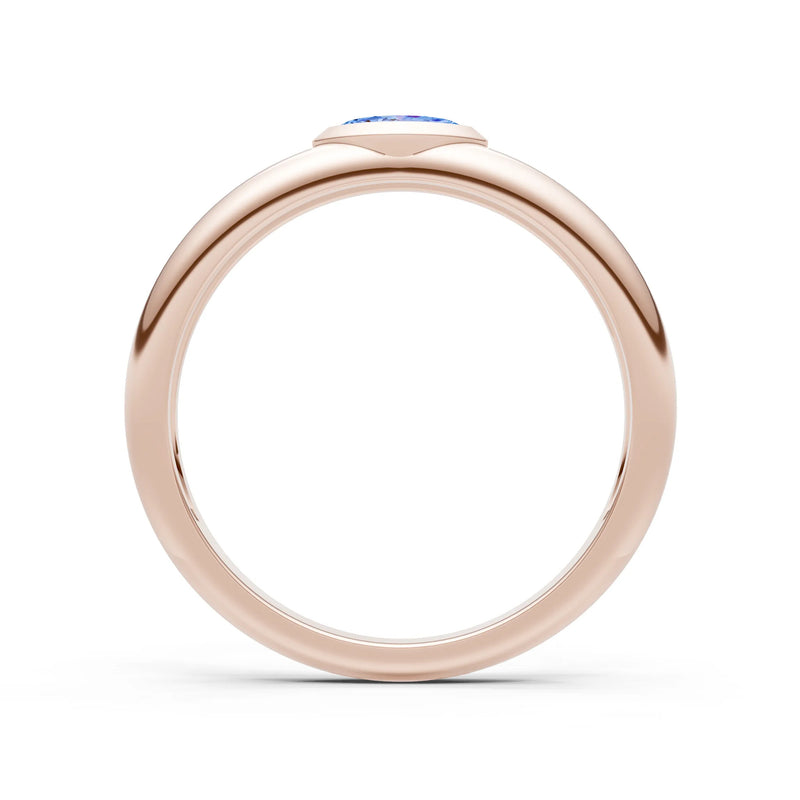 Marquise Cut Bezel Set Signet