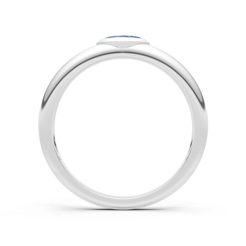 Marquise Cut Bezel Set Signet