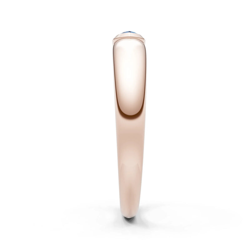 Marquise Cut Bezel Set Signet