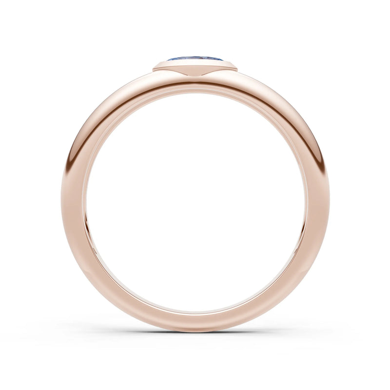 Marquise Cut Bezel Set Signet