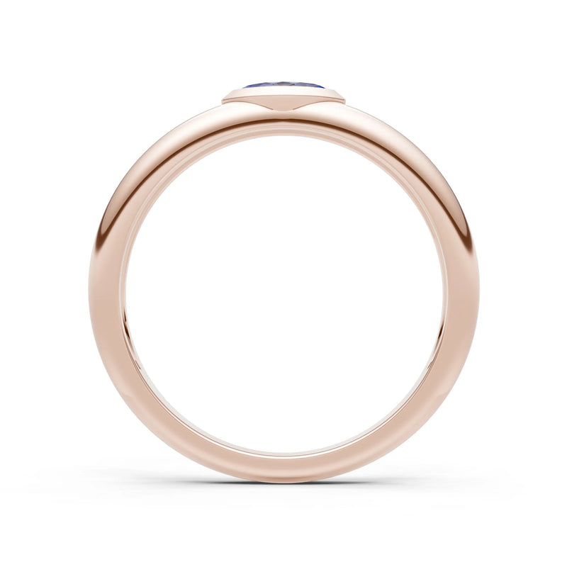 Marquise Cut Bezel Set Signet
