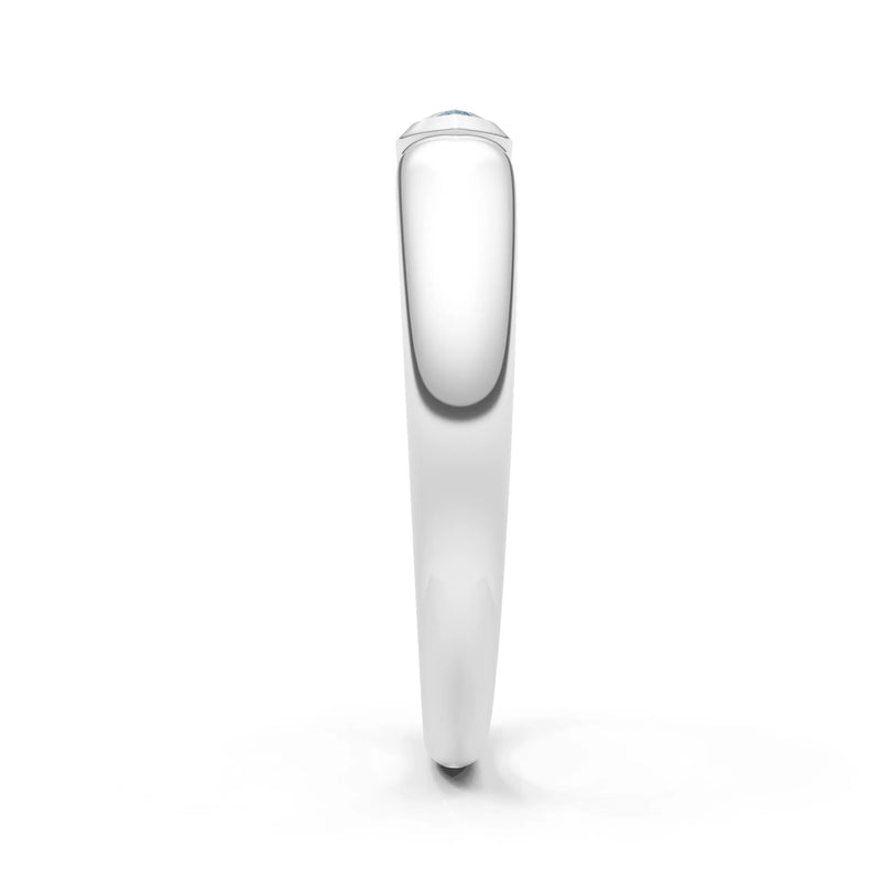 Marquise Cut Bezel Set Signet