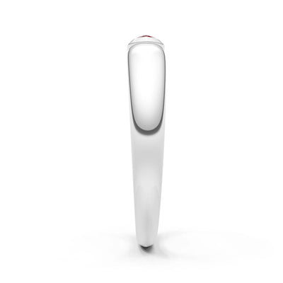 Marquise Cut Bezel Set Signet
