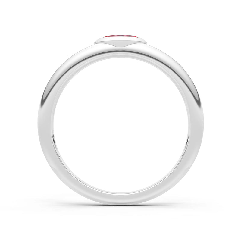 Marquise Cut Bezel Set Signet