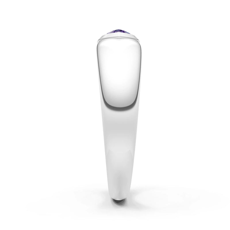 Bezel Set Signet - Pear