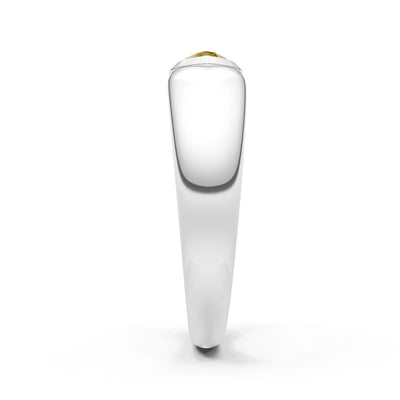 Bezel Set Signet - Pear