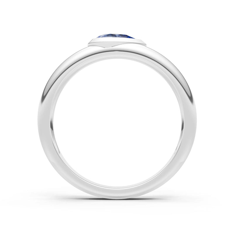 Bezel Set Signet - Pear