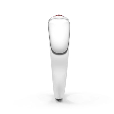 Bezel Set Signet - Pear