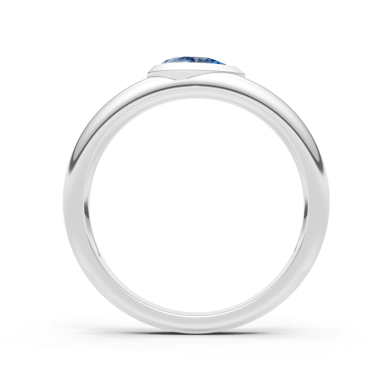 Bezel Set Signet - Pear