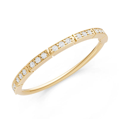 Round Gemstone Dainty Half Eternity Stacking Band