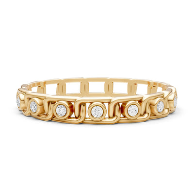 Diamond Dainty Gypsy Dot Station Round Cut Band
