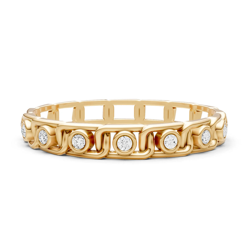 Diamond Dainty Gypsy Dot Station Round Cut Band