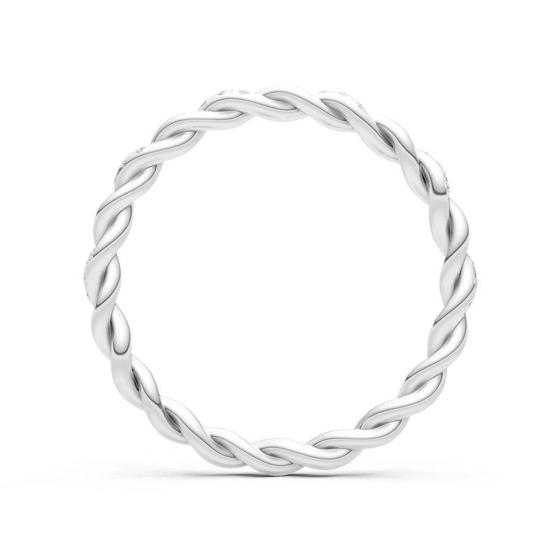 Round Gemstone Dainty Gypsy Dot Station Band