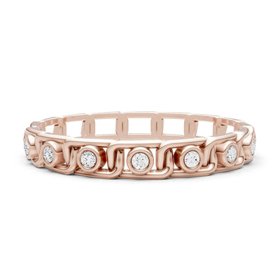 Diamond Dainty Gypsy Dot Station Round Cut Band