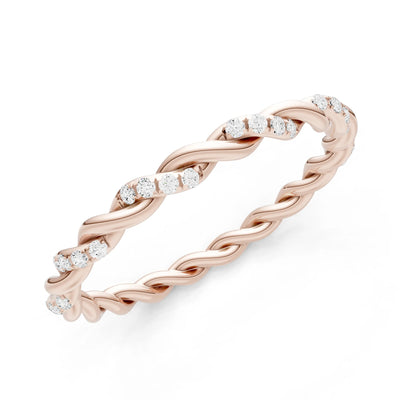 Round Gemstone Dainty Gypsy Dot Station Band