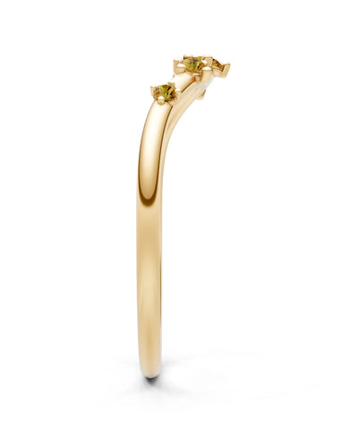 Dainty Tiara Round 5-Stone Half Band