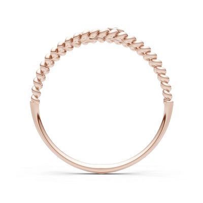 London Blue Topaz Dainty Rope Round Cut Double Station Band