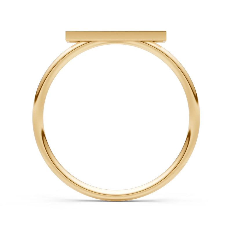 Dainty Slim Bar Round Gemstone Pavé Half Band