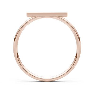 Dainty Slim Bar Round Gemstone Pavé Half Band