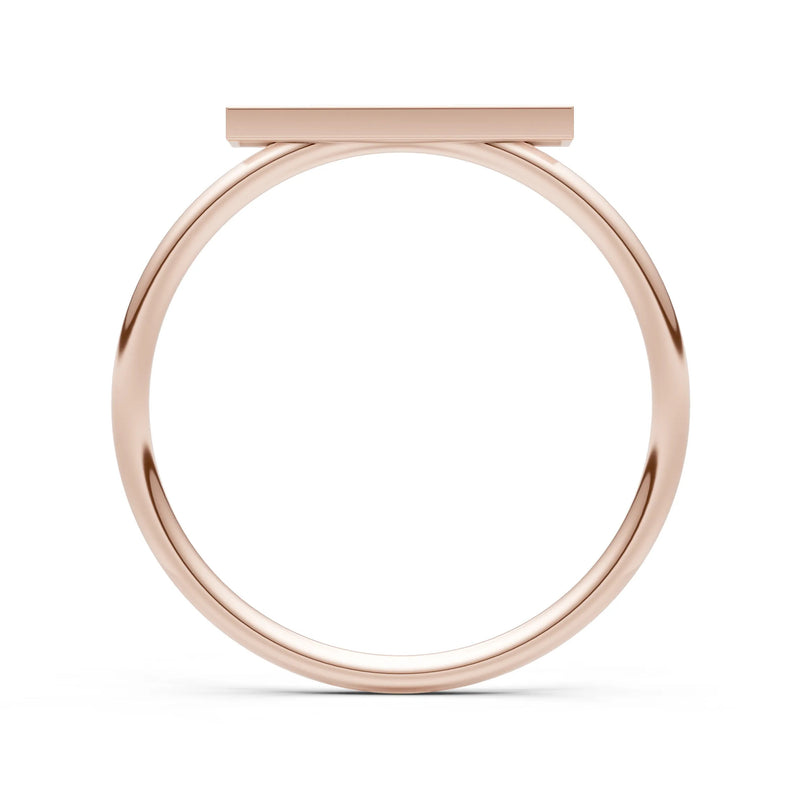 Garnet Dainty Slim Bar Pavé Round Cut Half Band