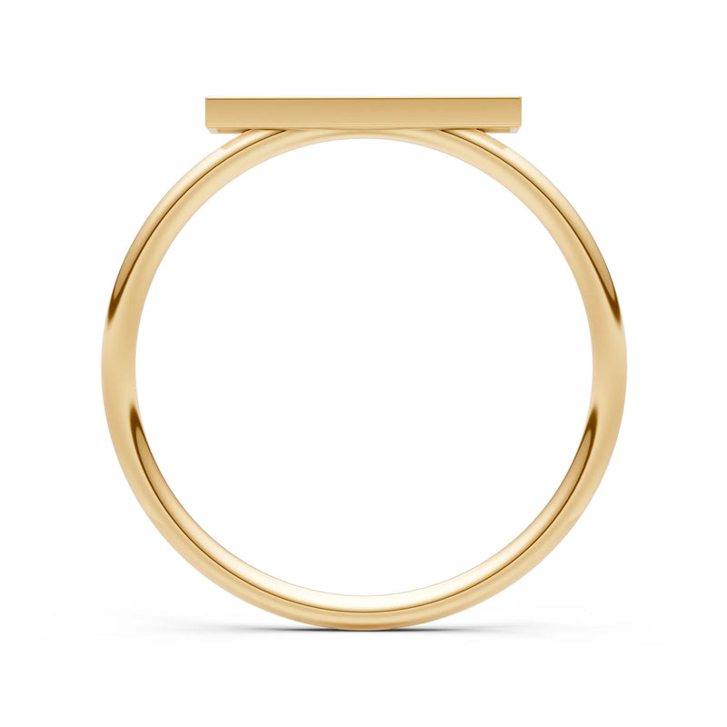 Dainty Slim Bar Round Gemstone Pavé Half Band