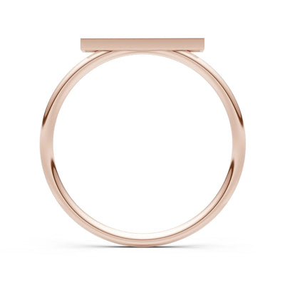 Dainty Slim Bar Round Gemstone Pavé Half Band