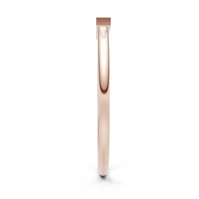 Dainty Slim Bar Round Gemstone Pavé Half Band