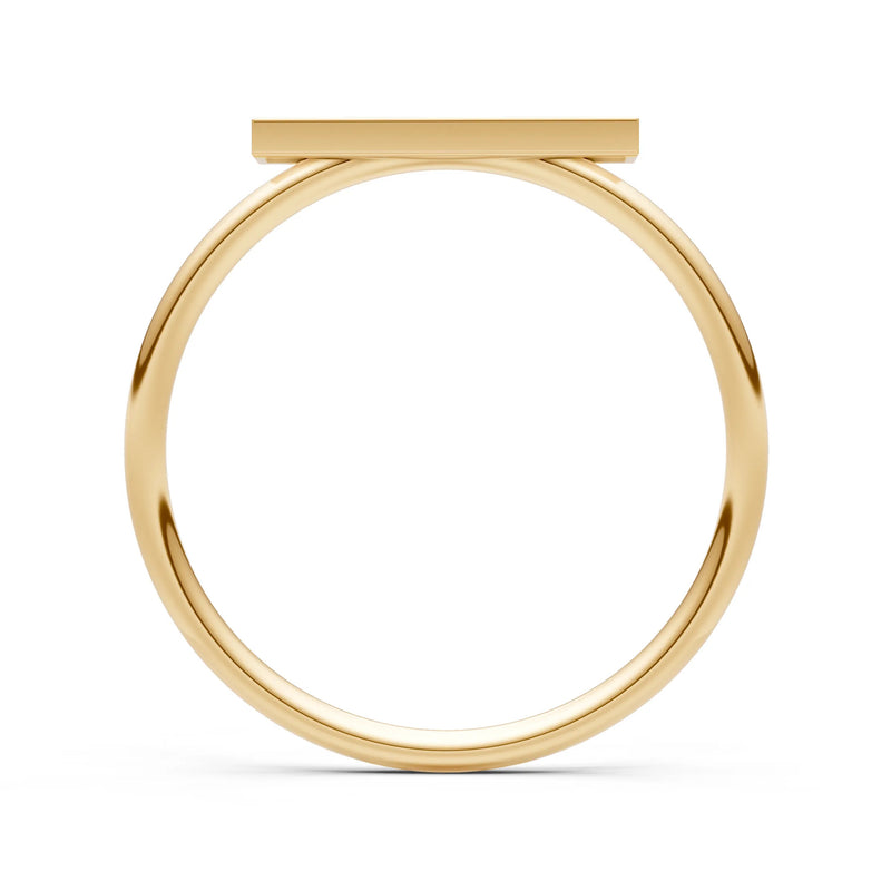Dainty Slim Bar Round Gemstone Pavé Half Band