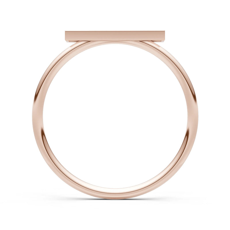 Dainty Slim Bar Round Gemstone Pavé Half Band